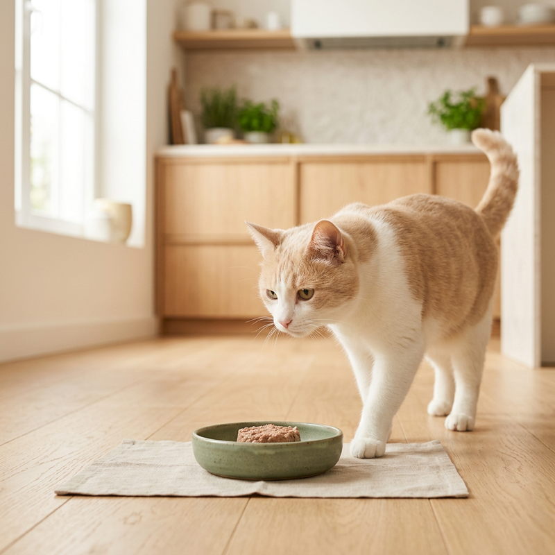 Digestión low fat para gato