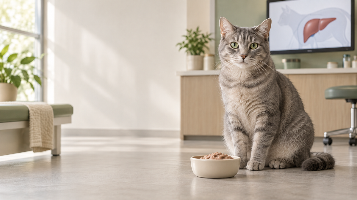Hepático para gato