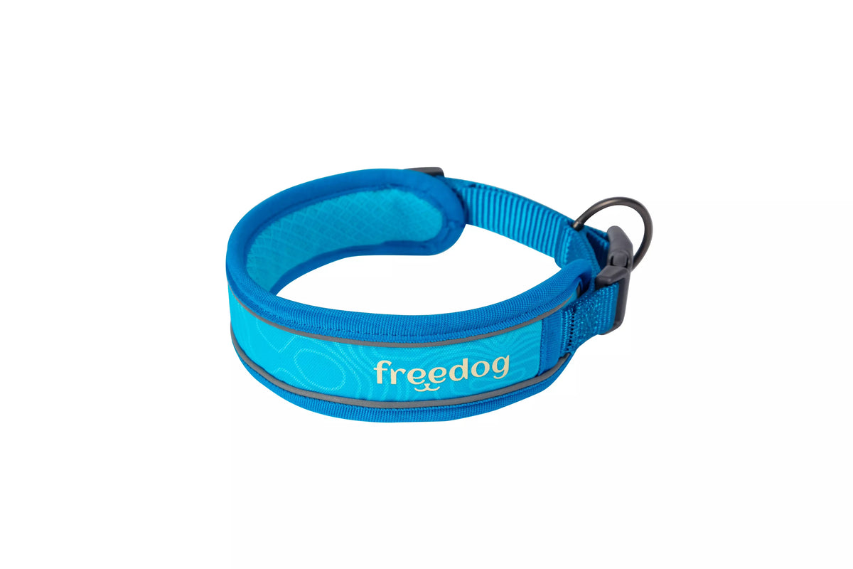 Collar Refrescante para Perros Freedog Cool Pro – Azul, 20mm (43–52 cm)