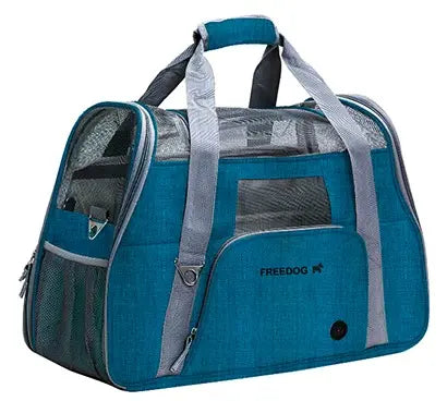 Freeperro Transportin Crossworld Azul 51 X 23 X 35Cm