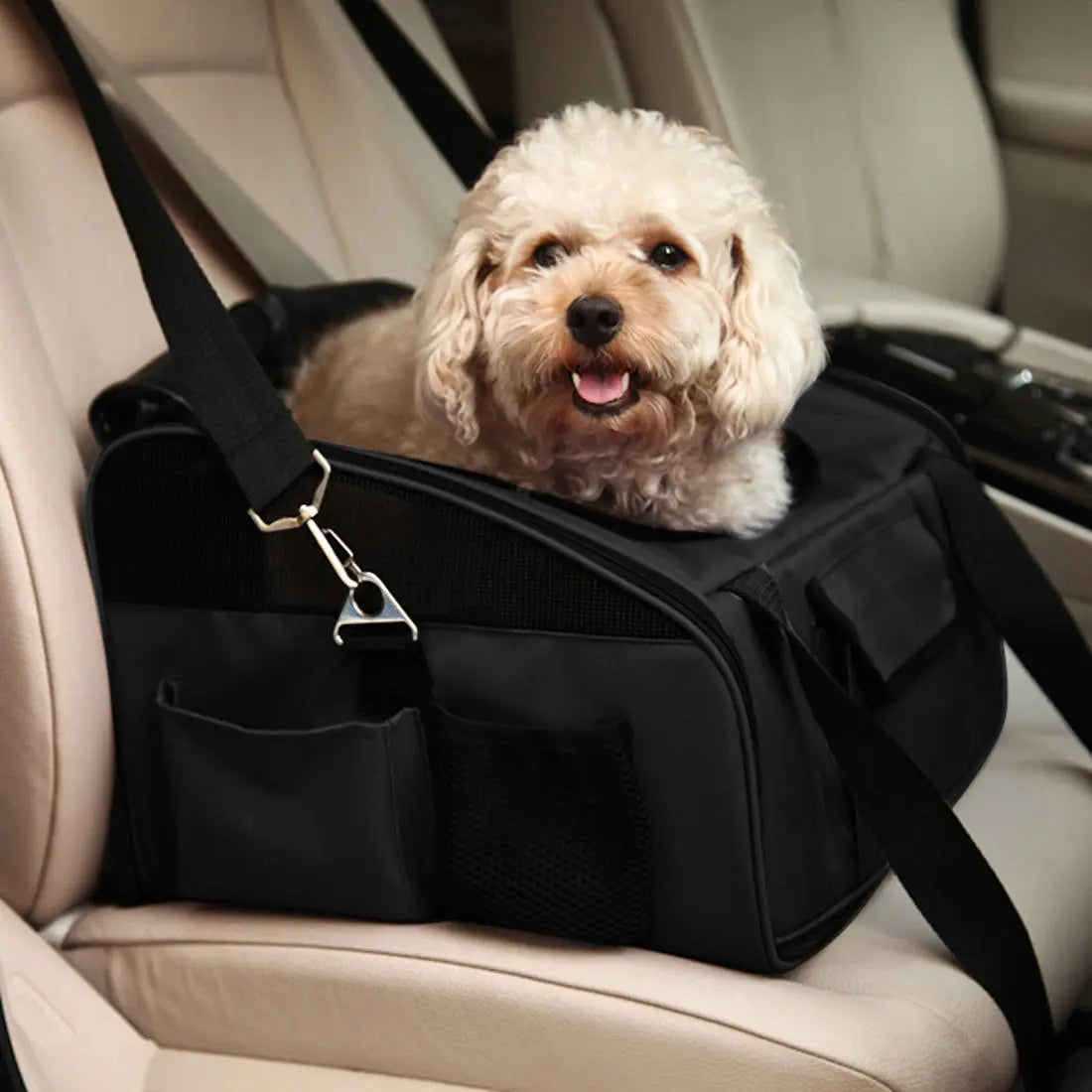 FREEDOG TRANSPORTIN CAR BAG NEGRO 44 X 29 X 34CM