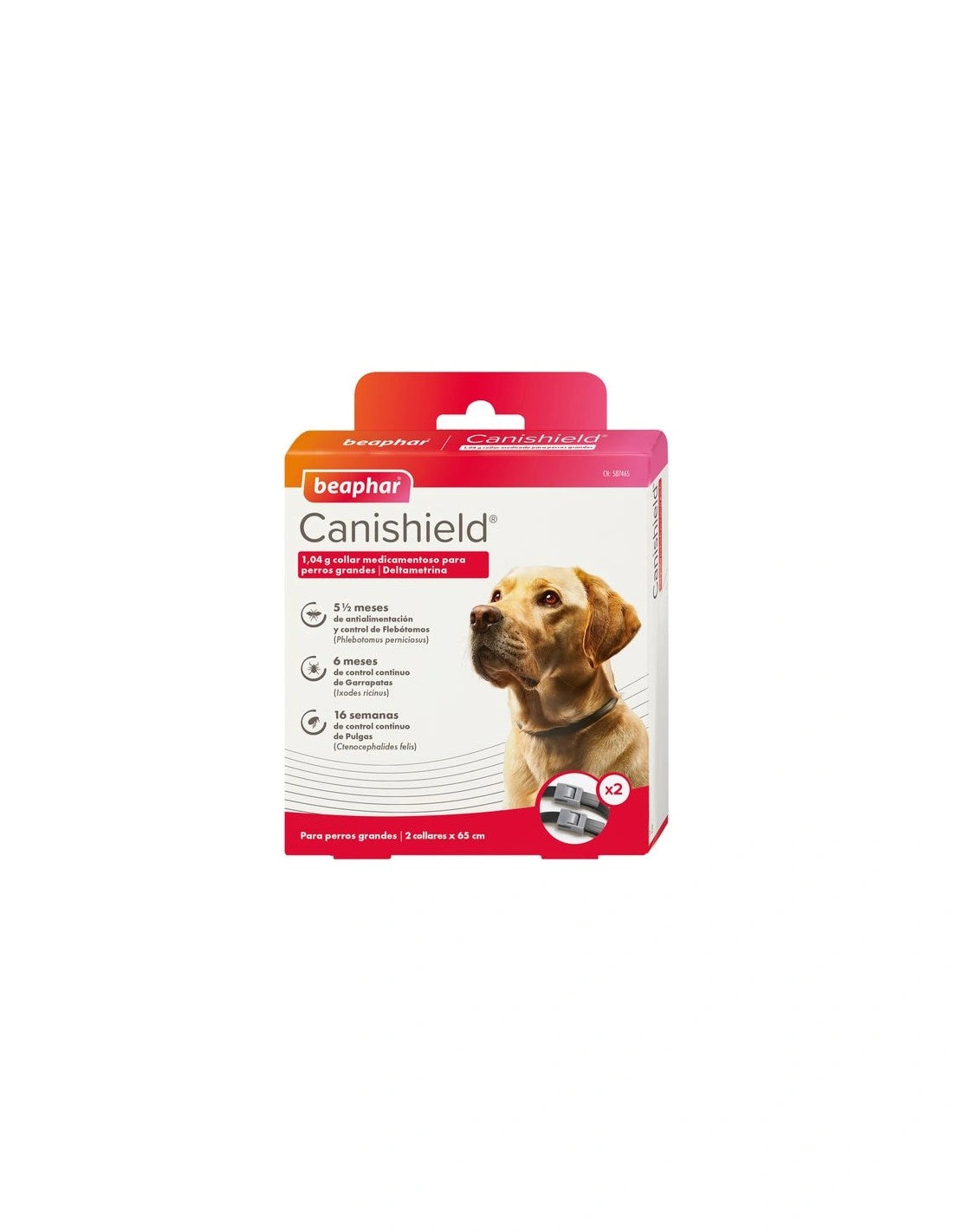 BEAPHAR CANISHIELD COLLAR ANTIPARASITARIO PERRO 2X65CM