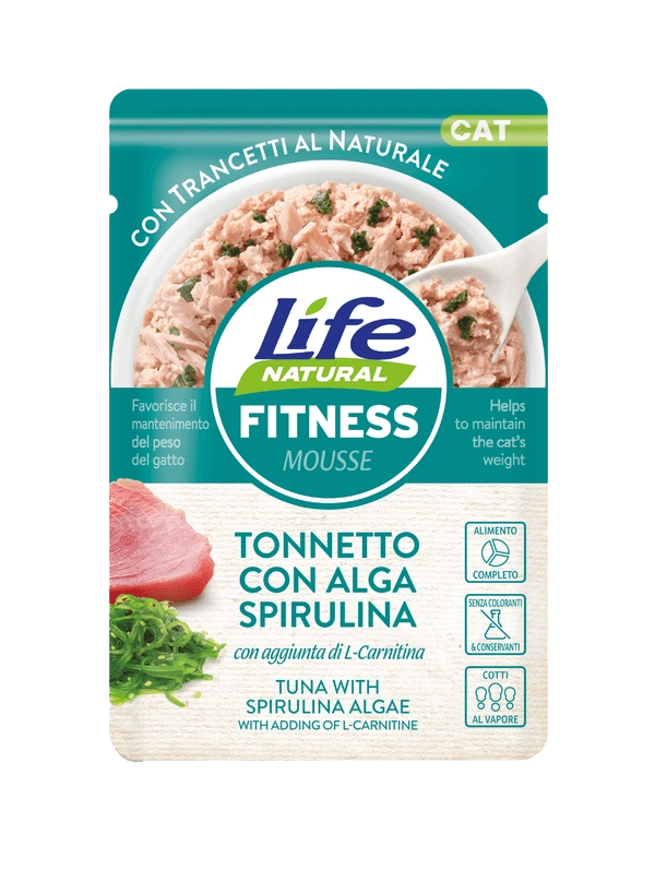 Life Natural Gatos Fitness Atún Fitness con Alga Espirulina sobre 70gr