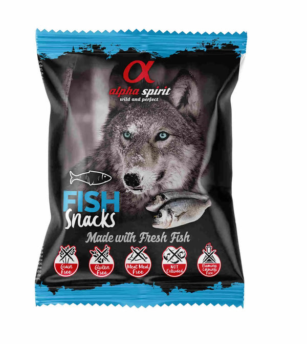 Alpha Spirit Perro Pescado Snacks 24X50Grs