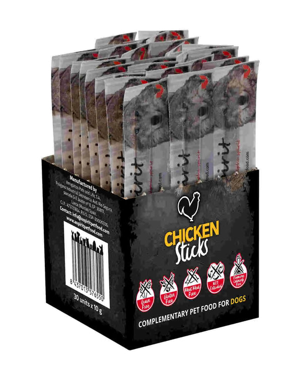 Alpha Spirit Perro Barritas Pollo 30Uds