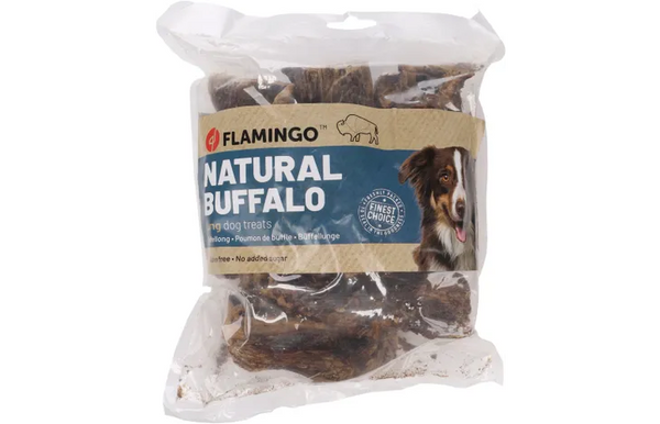 Flamingo Snack Perro Pulmón De Búfalo 5X200Gr