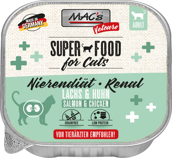 Mac’S Gato Vetcare Renal Salmón Y Pollo 100G