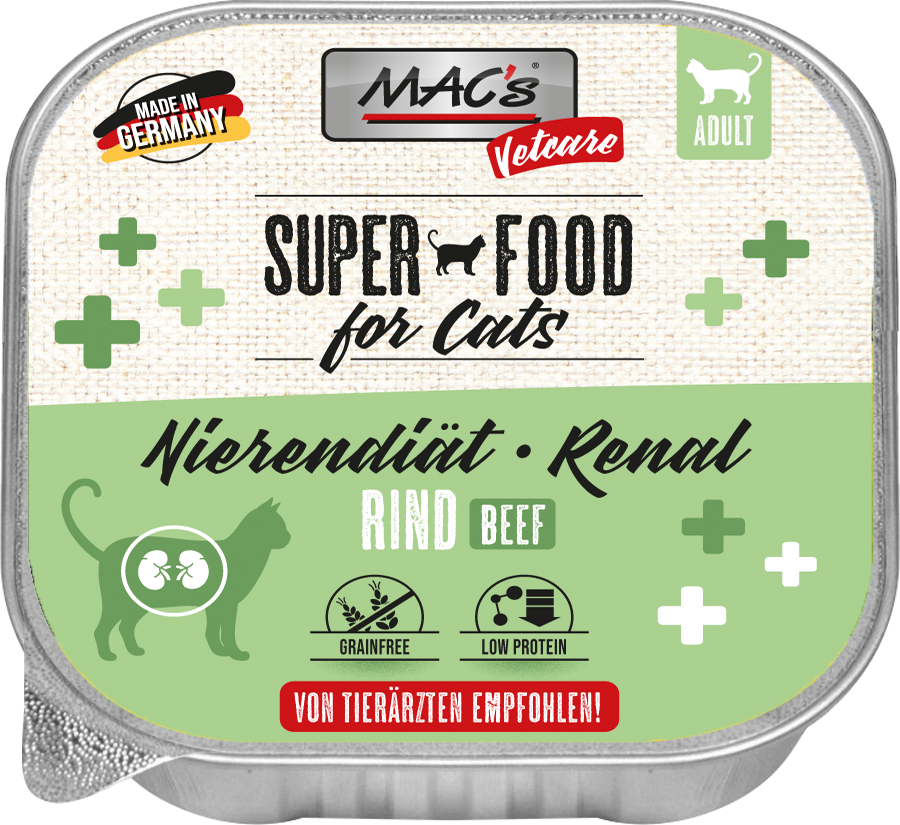 MAC’s Cat Vetcare Renal Ternera 100g
