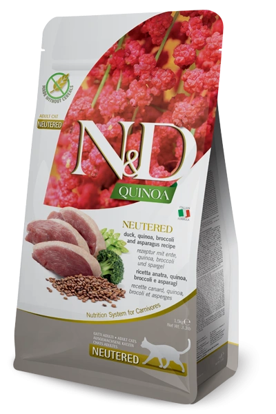 FARMINA ND GATO QUINOA NEUTERED PATO 5KG