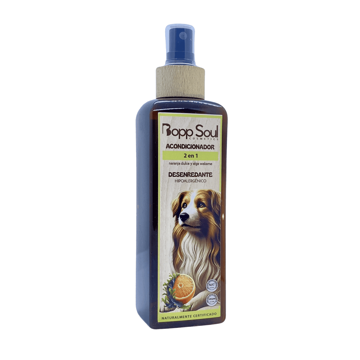 BOOP SOUL ACONDICIONADOR 2EN1 NARANJA DULCE Y ALGA WAKAME DESENREDANTE HIPOALERGÉNICO 300ML