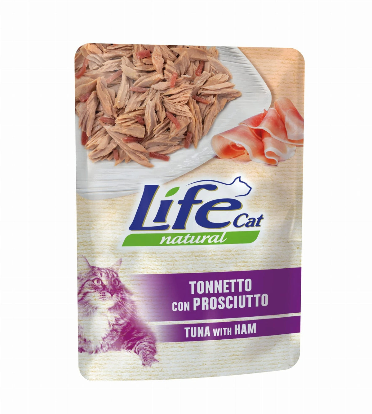 Life Natural Gatos Atún y Jamón en Gelatina 70 g