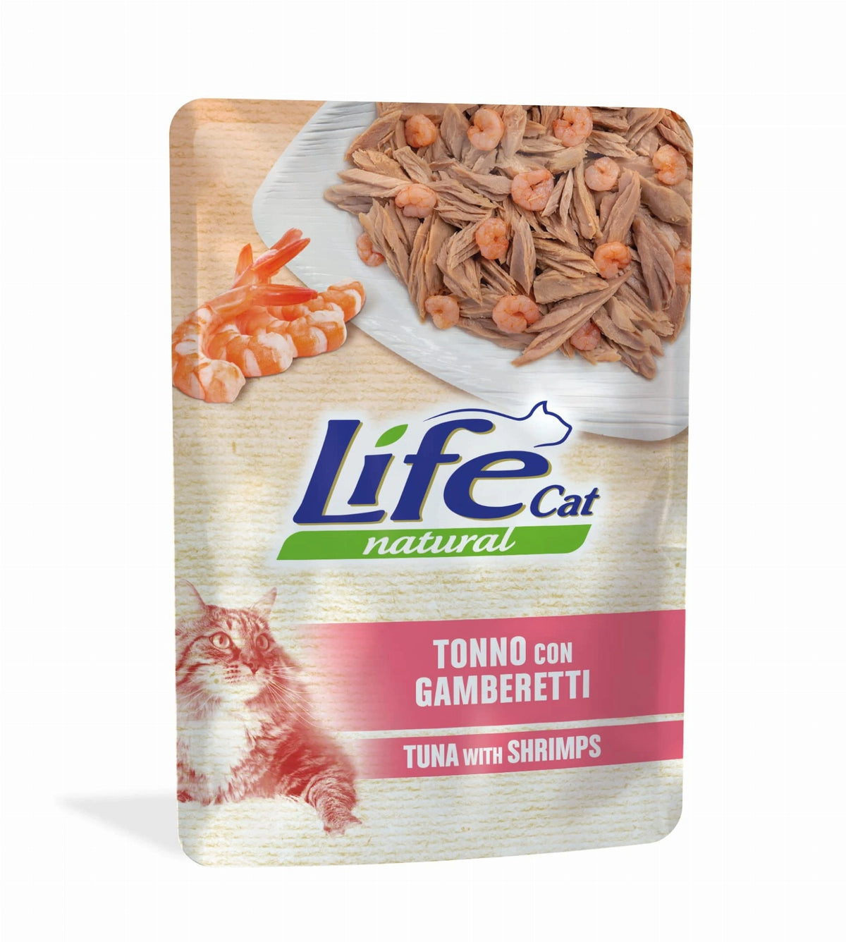 Life Natural Gatos Atún y Camarón en Gelatina 70 g