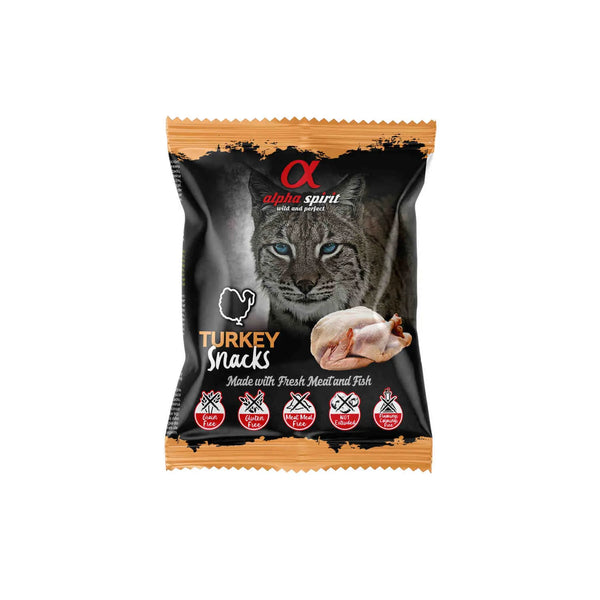 Alpha Spirit Gato Pavo Snacks 24X50Grs