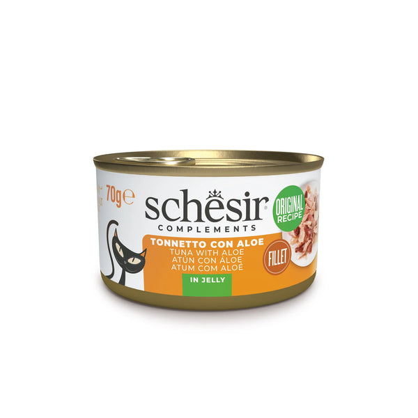 Schesir Gato Atún Con Aloe En Gelatina 12X70Gr