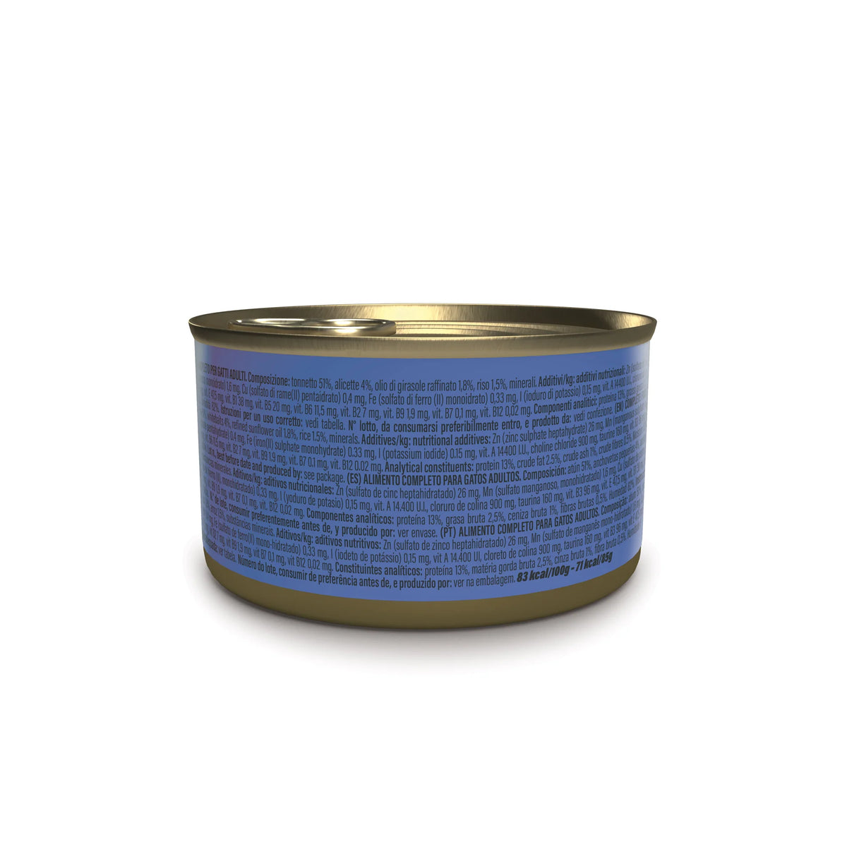 SCHESIR GATO Atún con anchovetas pequeñas en gelatina 12x85gr