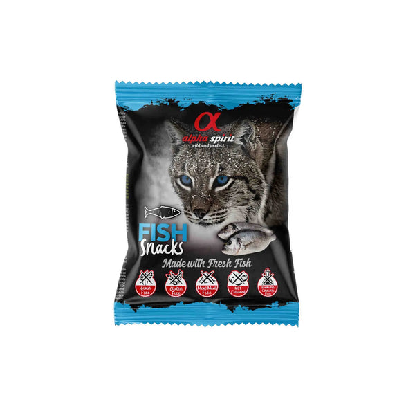Alpha Spirit Gato Pescado Snacks 24X50Grs