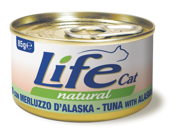 Life Gato Lata Para Gatos – Atún/Bacalao Del Norte (85 G)