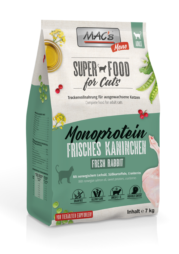 Mac’S Gato Adulto Monoproteico Conejo 7Kg