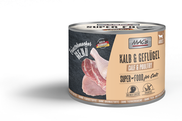 Mac’S Gato «Feinschmecker» Ternera Joven Y Aves 200G