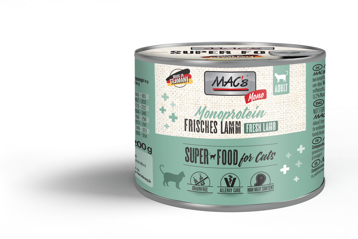 MAC’s Monoproteico proteico Cordero 6x200g