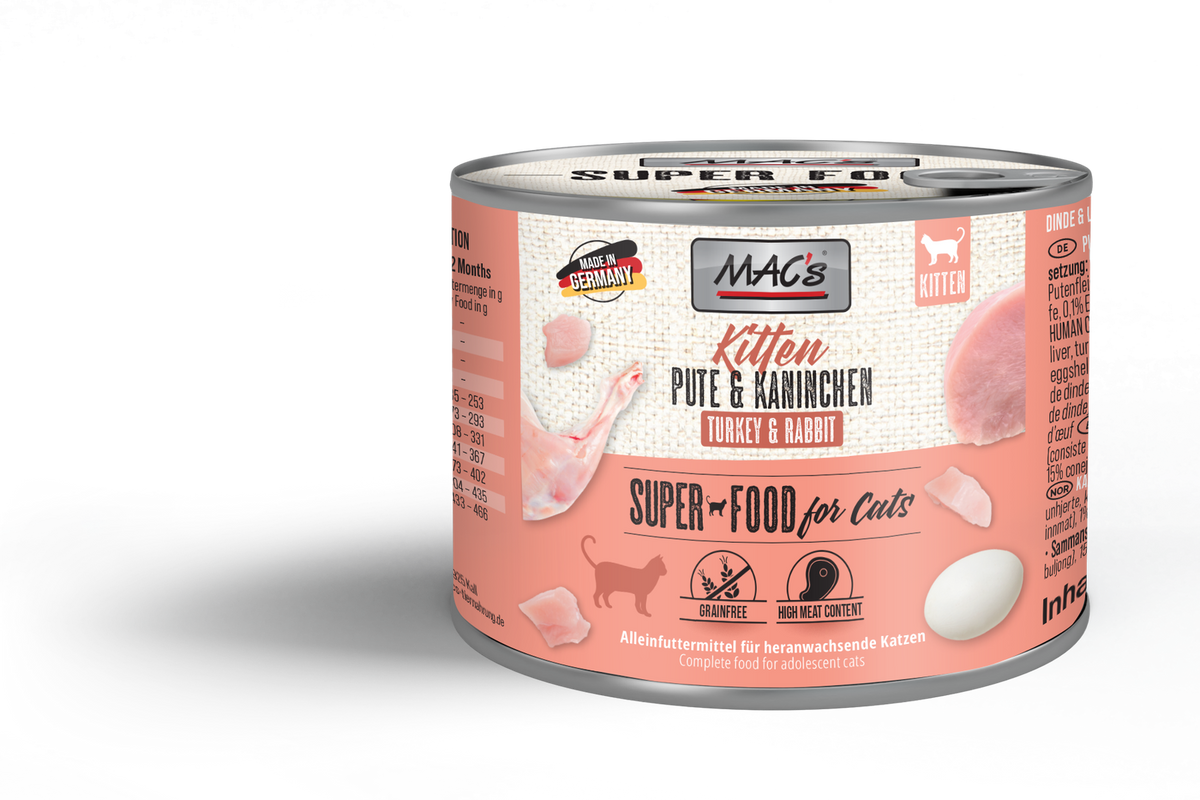MAC’s Kitten Pavo y conejo 200g