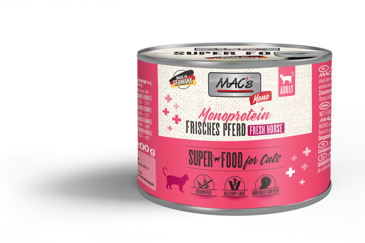 MAC’s Cat Monoproteico proteico Caballo 200g