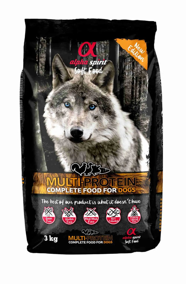 Alpha Spirit Perro Multiproteico Semihumedo 3Kg