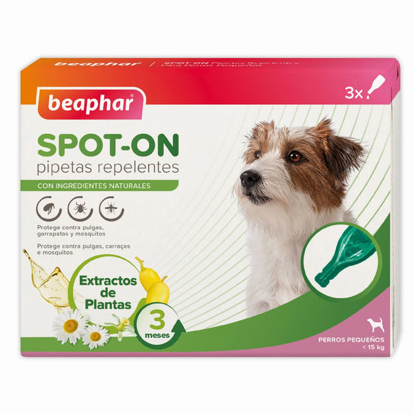 Beaphar Pipetas Repelentes Perro Pequeño – 3 X 1Ml