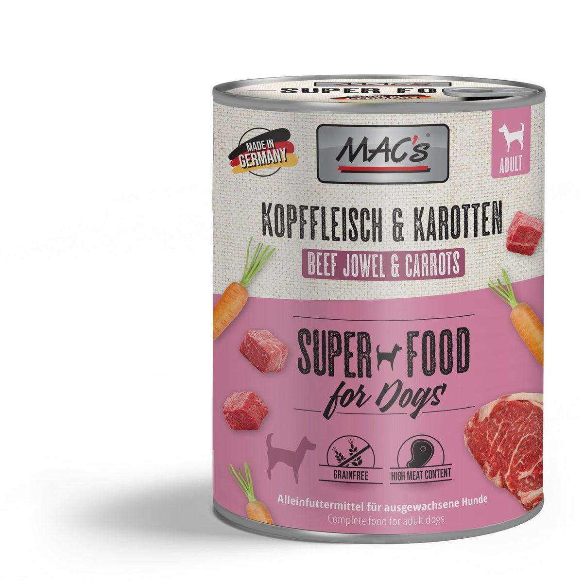 MAC's Dog Carrillada y Zanahorias