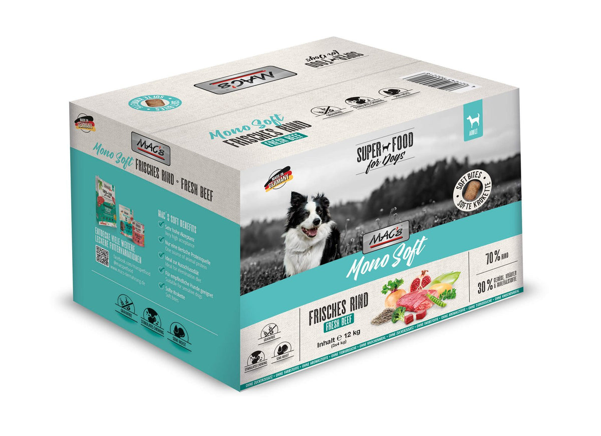 Mac’s Dog Soft Vacuno 3x4Kg