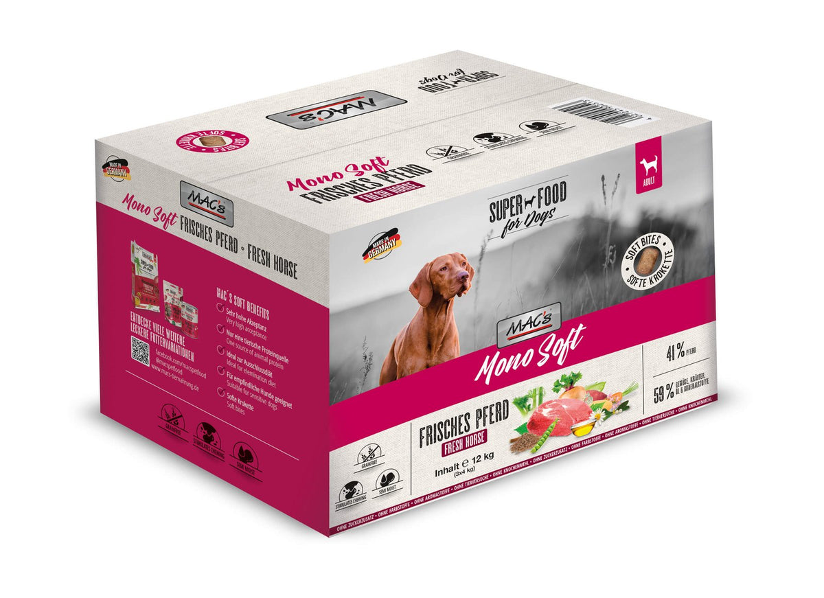 Mac’s Dog Soft Caballo 3x4Kg