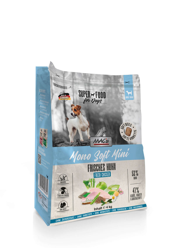 Mac’S Perro Soft Pollo Mini 4Kg
