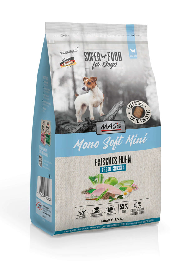 Mac’S Perro Soft Pollo Mini 1,5Kg