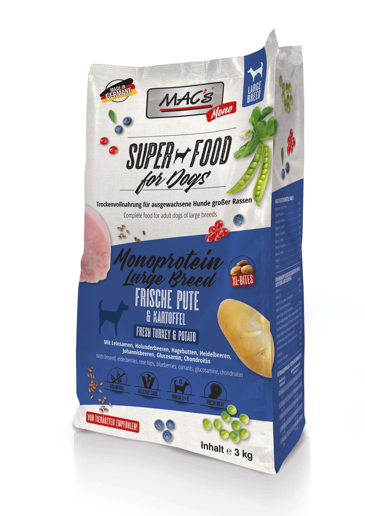 MAC's DOG Mono Pavo fresco y patata