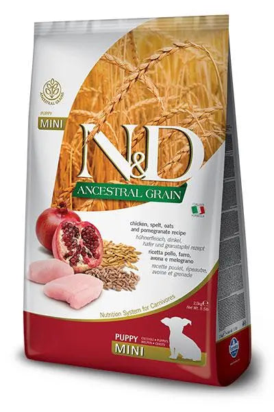 FARMINA ND PERRO PUPPY ANCESTRAL MINI POLLO 800GR