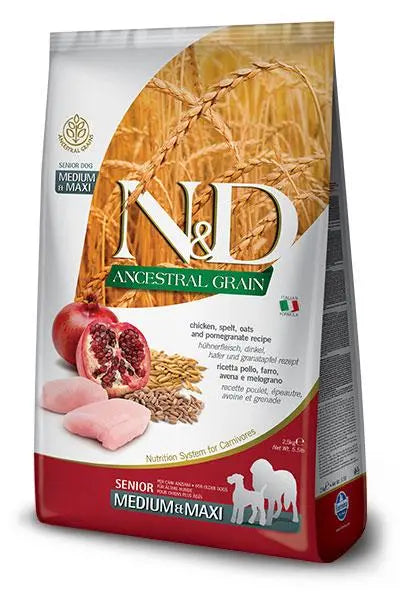 Farmina Nd Perro Ancestral Senior Medium Maxi 12Kg