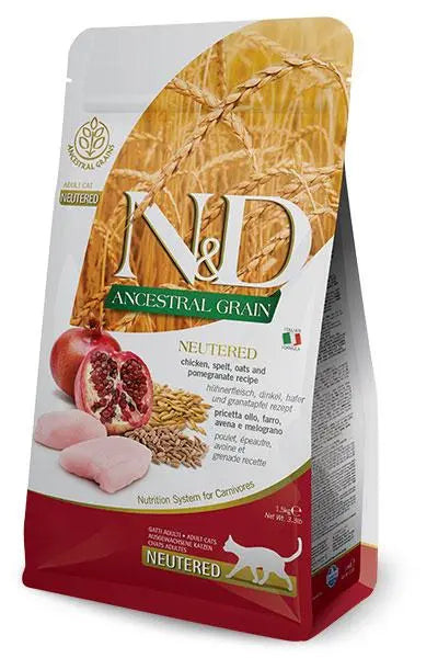 FARMINA ND GATO ANCESTRAL NEUTERED POLLO 5KG
