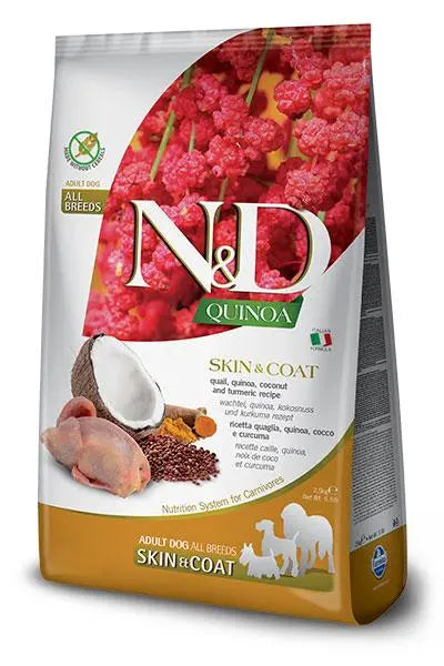 Farmina Nd Perro Quinoa Skin Coat Codorniz 7Kg
