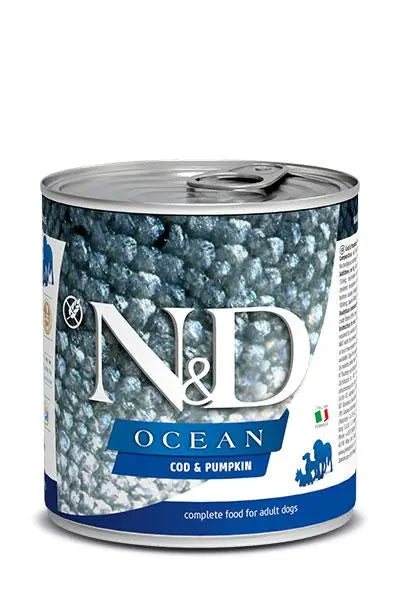 FARMINA ND PERRO OCEAN PUMPKIN BACALAO CAJA 6X285GR