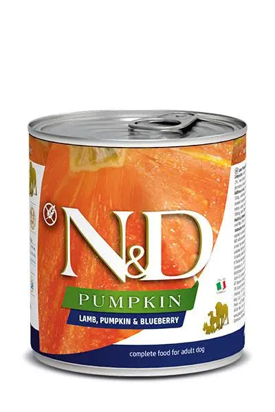 FARMINA ND PERRO PUMPKIN CORDERO CAJA 6X285GR