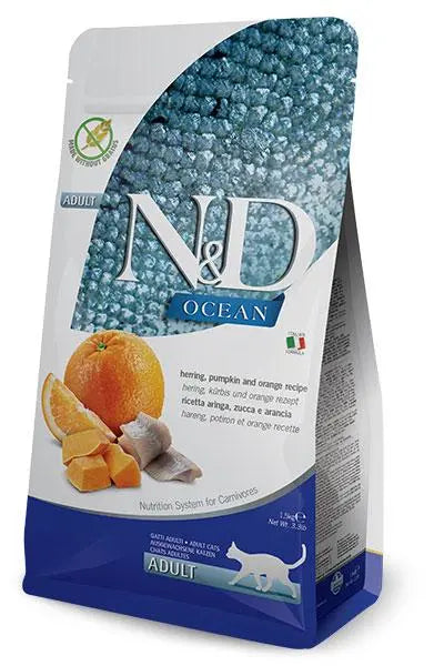 Farmina Nd Gato Ocean Pumpkin Arenque 300Gr