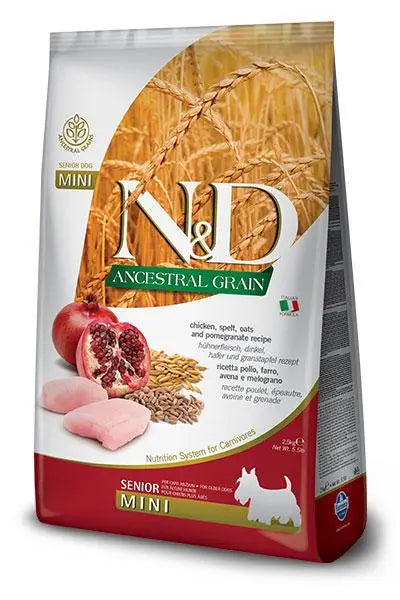 Farmina Nd Perro Senior Ancestral Mini Pollo 2,5Kg
