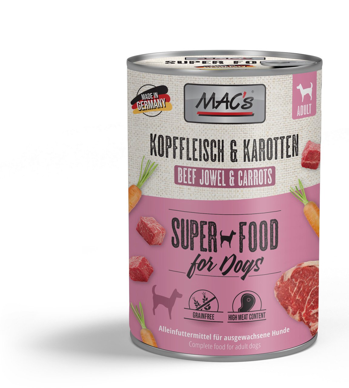 MAC's Dog Carrillada y Zanahorias