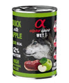 Alpha Spirit Perro Pato C/Manzana Verde Lata 6X400Gr