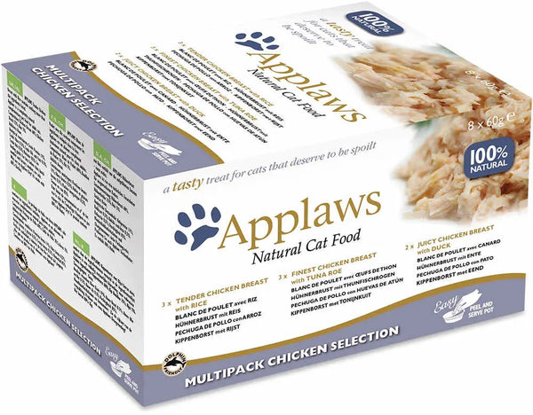 Applaws Gato Tarrina Multipack Seleccion Pollo 8X60