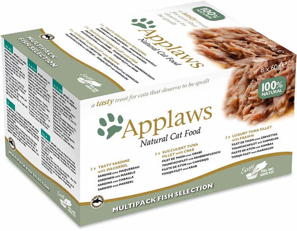 Applaws Gato Tarrina Multi Seleccion Pescado 8X60Gr