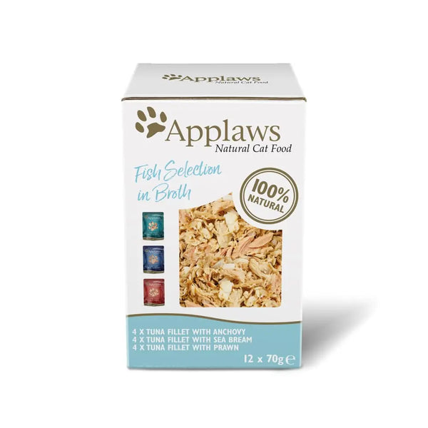 Applaws Gato Sobre Caldo Pescado Multipack 12X70