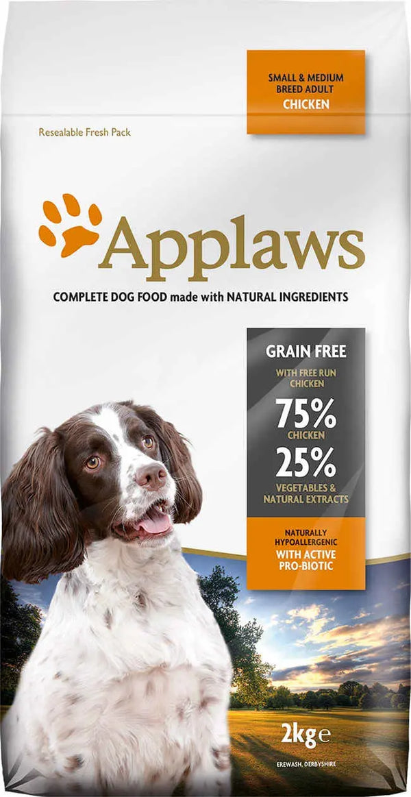 Applaws Perro Dry Adultoo Razas Pequeñas Y Medianas Pollo