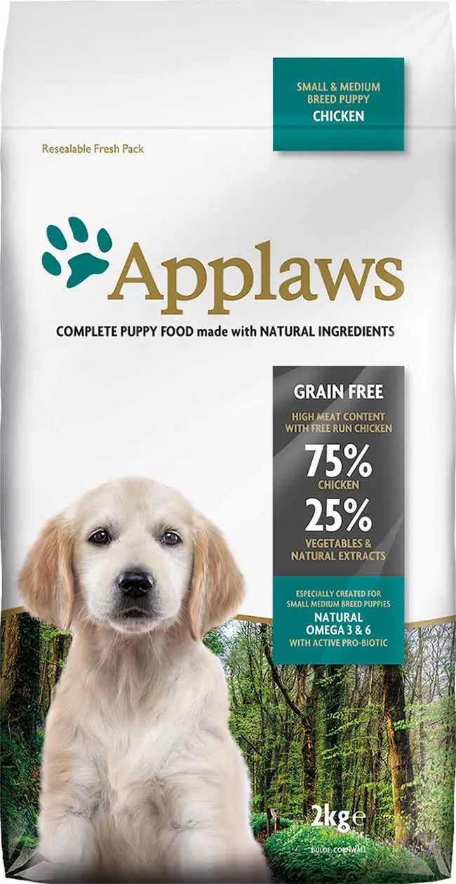 APPLAWS DOG DRY PUPPY RAZAS PEQUEÑAS Y MEDIANAS POLLO