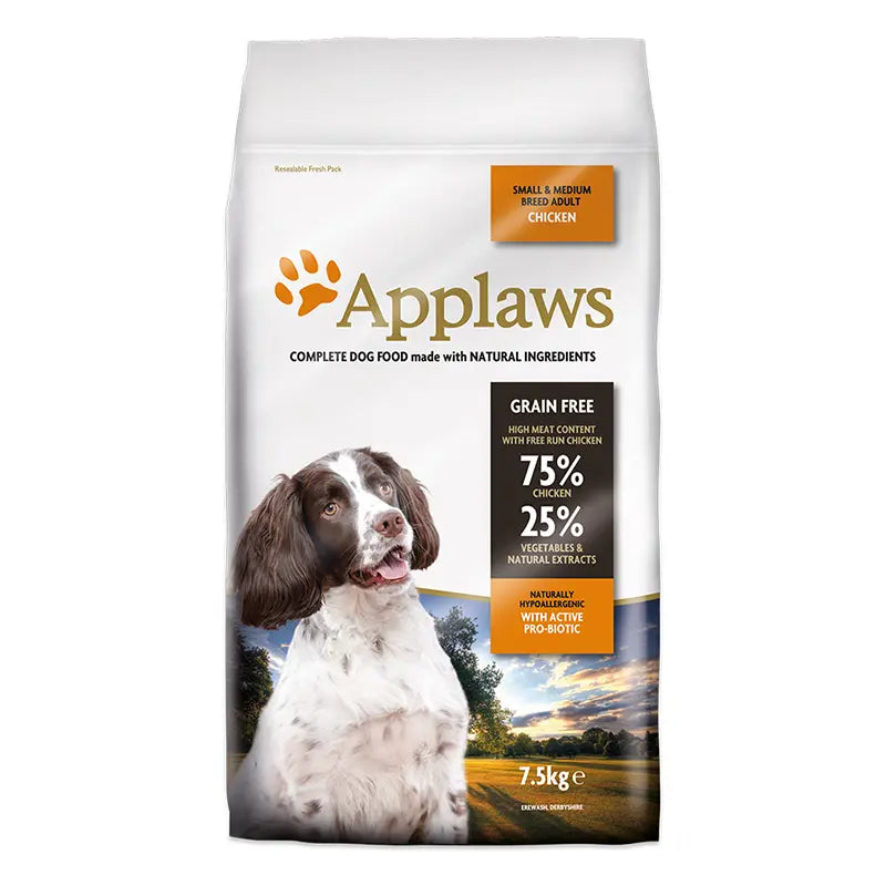 APPLAWS DOG DRY ADULTO RAZAS PEQUEÑAS Y MEDIANAS POLLO